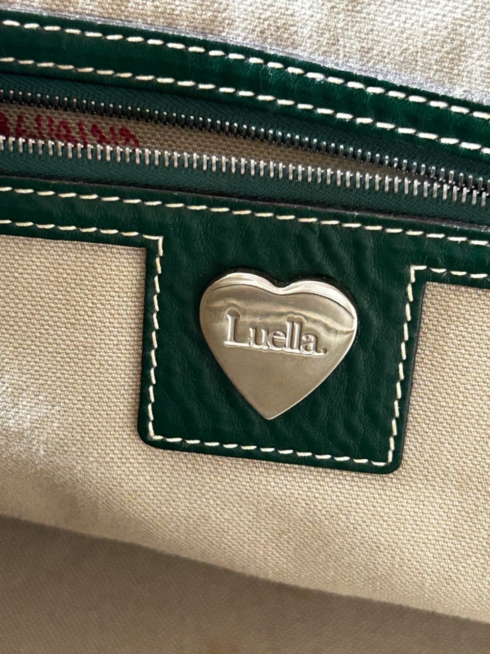 Luella Bartley vintage large green leather tote bag - Picture 15 of 15
